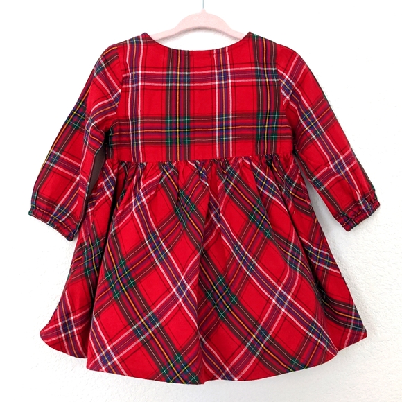 Baby Girl Plaid Dress 6-12 - Picture 5 of 5